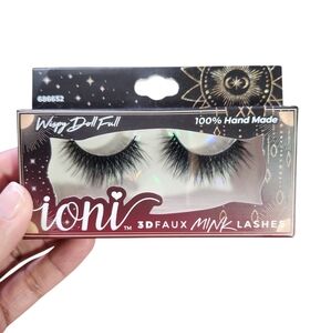 Ioni 3D Faux Mink Lashes Wispy Doll Full 686652 New